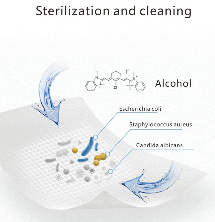 Wholesale Custom AntiBacterial Disposable Individual Medical 70